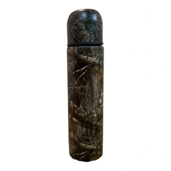 Camo Stainless Steel Thermos – 25oz! - Picture 1 of 6
